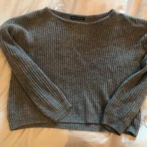 Brandy Melville gray knit sweater